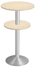 SODEMATUB Guéridon 60001EA, 600 / 500 mm, érable/alu