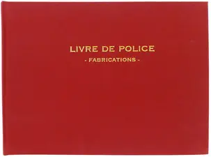 ELVE Registre "Livre de police pour bijoutiers", 200 pages