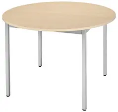 SODEMATUB Table universelle 110ROEA, 1100 mm, érable/alu
