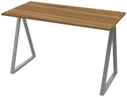 PAPERFLOW Bureau easyHome LV9, gris métallisé/noyer