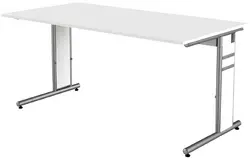 kerkmann Bureau Form 4, (L)1.200 mm, blanc