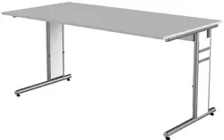 kerkmann Bureau Form 4, (L)1.800 mm, gris clair