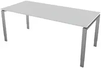 kerkmann Bureau Form 5, (L)1.800 x (P)800 mm, gris clair