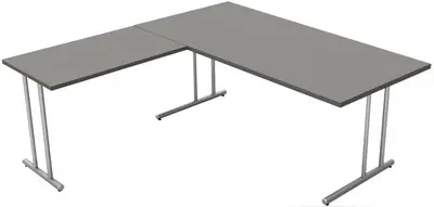 kerkmann Bureau Start Up extension, (L)2.000 mm, graphite