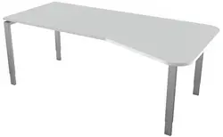 kerkmann Bureau pour ordinateur Form 5, support 4 pieds