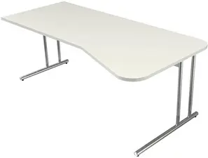 kerkmann Bureau pour PC ARTLINE, (L)1.950 mm, blanc
