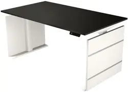 kerkmann Bureau assis-debout avec panneau Move 3, anthracite