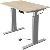 kerkmann Table de bureau assis-debout Move 3 tube, érable