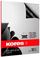 Kores papier carbone, format A4, 100 feuilles, noir
