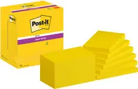 Post-it Bloc-note super sticky notes, 127x76 mm, ultra jaune