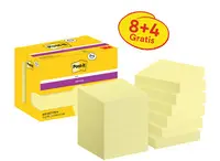 Post-it Bloc-note super sticky notes, 76 x 76 mm, 8+4
