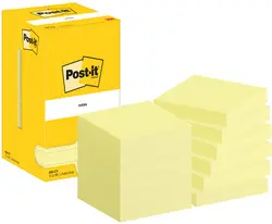 Post-it Bloc-note adhésif, 51 x 76 mm, jaune