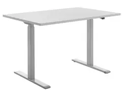 Topstar Bureau réglable en hauteur, (L)1.800 mm, gris/gris