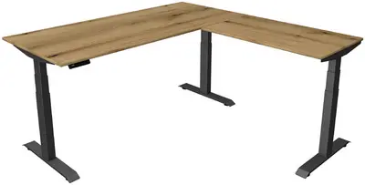 kerkmann Bureau réglable en hauteur Move 4 avec extension