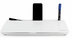 magnetoplan Organiseur de bureau Glasboard, blanc