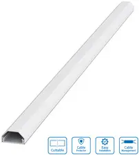 LogiLink Angle pour goulotte, 90 degrés, en ABS, blanc