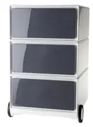 PAPERFLOW Caisson mobile "easyBox", 3 tiroirs, blanc