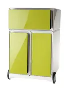 PAPERFLOW Caisson mobile "easyBox", 1 tiroir, blanc / vert