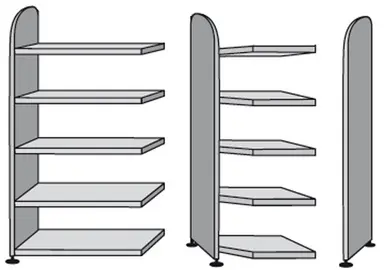 kerkmann Kit de porte Dante, 2 hauteurs de classeur