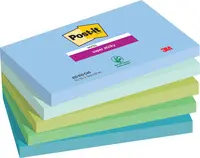 Post-it Bloc-note super sticky notes, 127 x 76 mm, Oasis