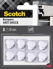 Scotch Pastille antichoc élastique, 21 x 21 mm, transparent