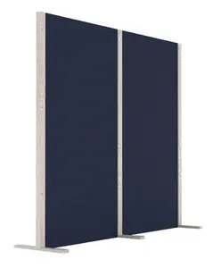 magnetoplan Cloison acoustique Wood Series, double, bleu
