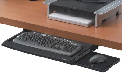 Fellowes Tablette clavier avec tapis de souris Office