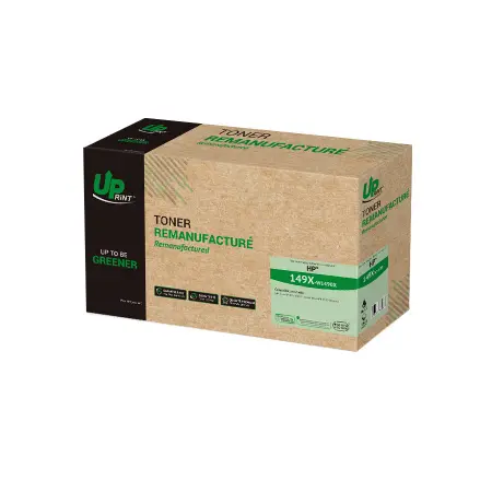 UPRINT TONER REMANUFACTURE HP 149X PUCE OEM SANS NIVEAU-REMPLACE W1490X