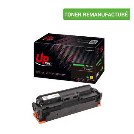 UPRINT TONER REMANUFACTURE HP 415X PUCE OEM SANS NIVEAU-REMPLACE W2032X YELLOW