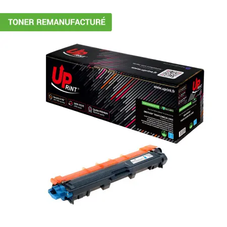 UPRINT TONER REMANUFACTURE BROTHER 245-REMPLACE TN245/241 CYAN