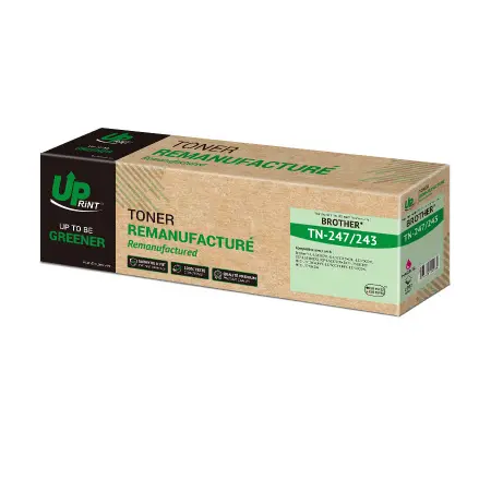 UPRINT TONER REMANUFACTURE BROTHER 247-REMPLACE TN247/243 MAGENTA