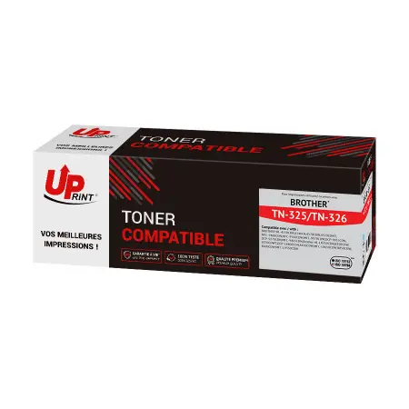 UPRINT TONER COMPATIBLE BROTHER 326/325 SANS NIVEAU-REMPLACE TN326/325 CYAN