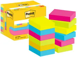 Post-it Bloc-note adhésif, 51 x 38 mm, Energetic Collection