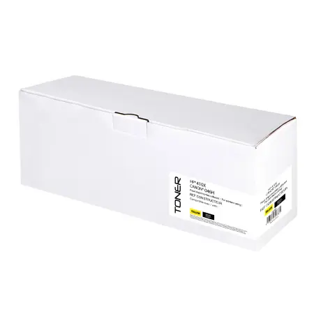 NEUTRE TONER COMPATIBLE HP/CANON 410X/046H SANS NIVEAU- CF412X/046H YELLOW