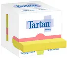Tartan Bloc-notes repositionnable, 51 x 38 mm, assorti fluo