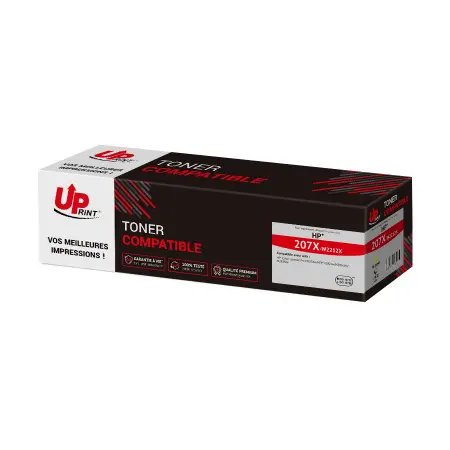 UPRINT TONER COMPATIBLE HP 207X PUCE NEUVE AVEC NIVEAU-REMPLACE W2212X YELLOW