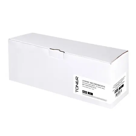 NEUTRE TONER REMANUFACTURE LEXMARK 802S-REMPLACE 80C2SK0/80C0S10 BLACK