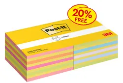 Post-it Bloc-notes adhésif, 76 x 76 mm, promotion