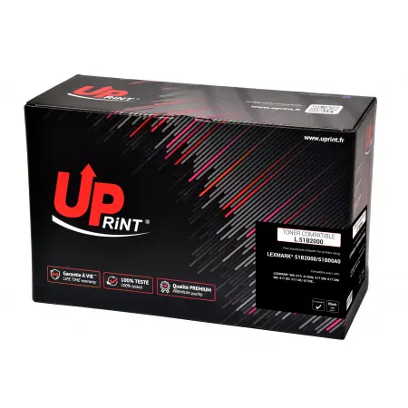 UPRINT TONER REMANUFACTURE LEXMARK 51B20-REMPLACE 51B2000/51B00A0