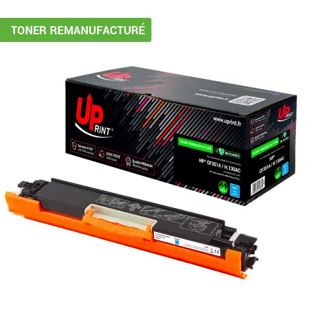 UPRINT TONER REMANUFACTURE HP 130A-REMPLACE CF351A CYAN