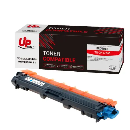 UPRINT TONER COMPATIBLE BROTHER 245-REMPLACE TN245/241 CYAN