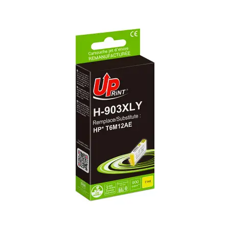 UPRINT CARTOUCHE REMANUFACTUREE HP 903XL SMJ-REMPLACE T6M11AE YELLOW