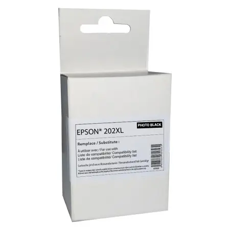 NEUTRE CARTOUCHE COMPATIBLE EPSON 202XL-REMPLACE T02H140 PHOTO BK
