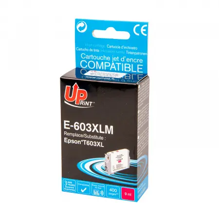UPRINT CARTOUCHE COMPATIBLE EPSON 603XL-REMPLACE T03A340 MAGENTA