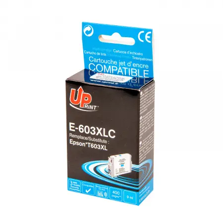 UPRINT CARTOUCHE COMPATIBLE EPSON 603XL-REMPLACE T03A240 CYAN