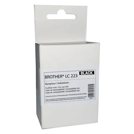 NEUTRE CARTOUCHE COMPATIBLE BROTHER 223-REMPLACE LC223 BLACK