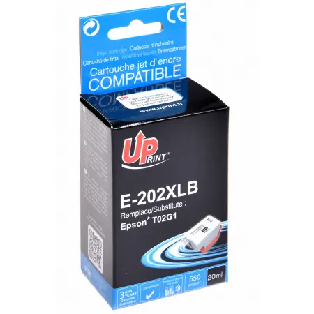 UPRINT CARTOUCHE COMPATIBLE EPSON 202XL-REMPLACE T02G140 BLACK