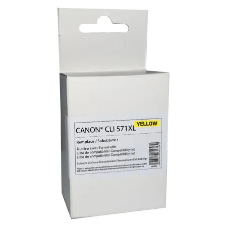 NEUTRE CARTOUCHE COMPATIBLE CANON 571XL-REMPLACE CLI571XL YELLOW