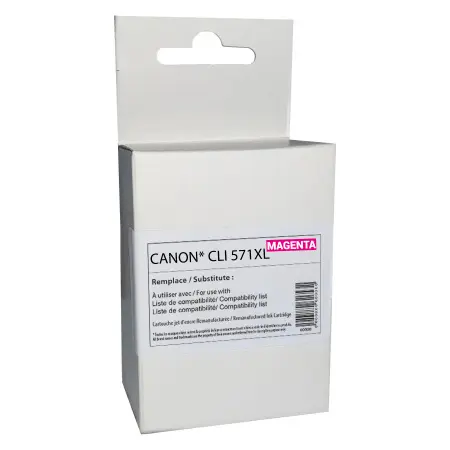 NEUTRE CARTOUCHE COMPATIBLE CANON 571XL-REMPLACE CLI571XL MAGENTA