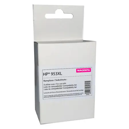 NEUTRE CARTOUCHE REMANUFACTUREE HP 953XL-REMPLACE F6U17AE MAGENTA